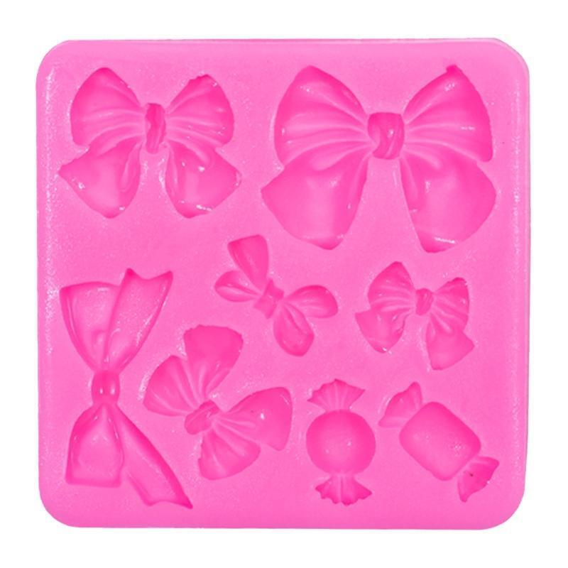 Candy Mold Bowknot Shapes Baking Gadgets Silicone Material Baking Accessories