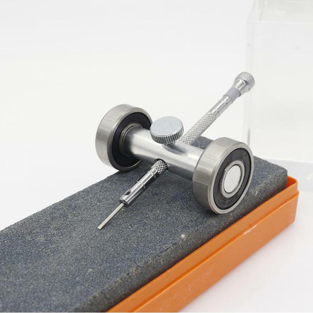 STEEL ALLOY SCREWDRIVER SHARPENER WATCH REPAIR SHARPENING HOLDER GUIDE TOOLS
