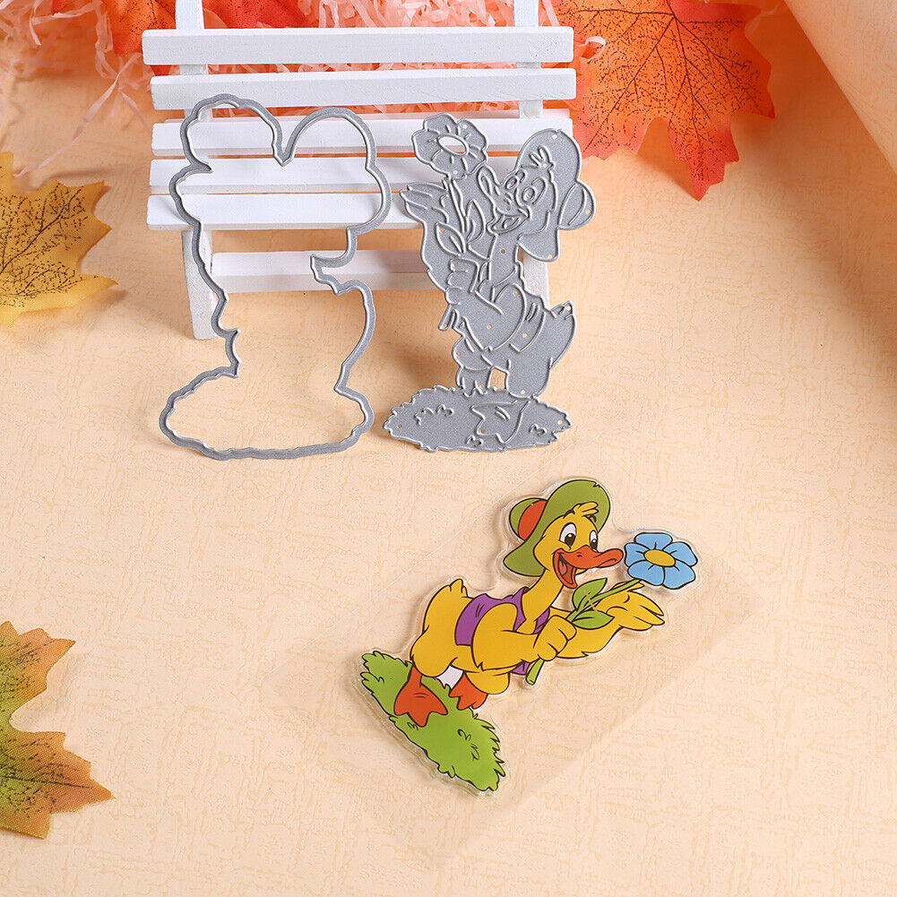 Duck Embossing Cutting Dies Stencils Seal Scrapbooking Album DIY Decor Gift