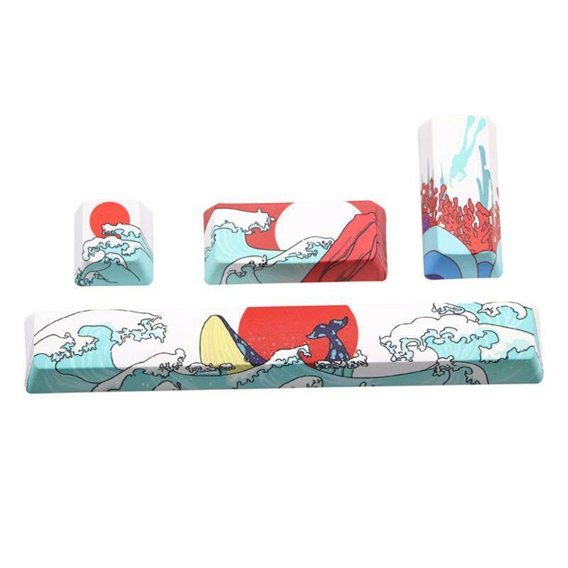 SpaceBar Keycap PBT Five Sides Dye-Subbed Spacebar Replacement Part for Keyboard