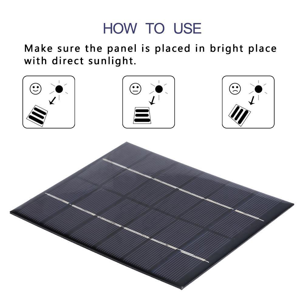 Universal 6V 2W Solar Panel Polycrystalline Silicon Battery Power Module