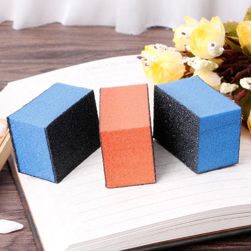 Polished Nail Art Manicure 3 Way Buffer Buffing Block Sanding File Pedicure Care
