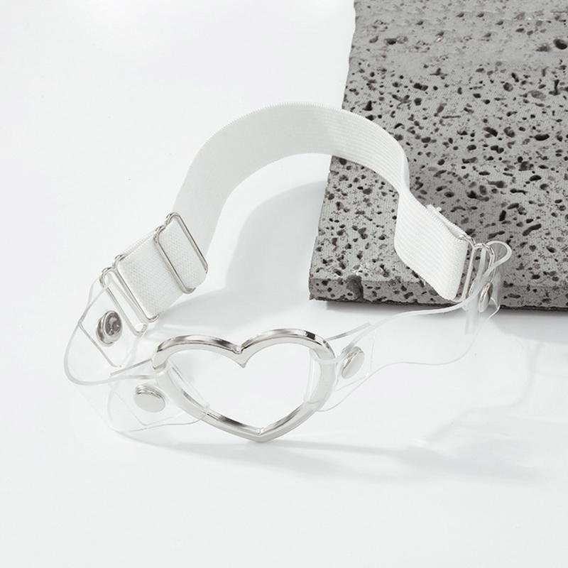 Fashion PU Leather with Heart Decor Leg Chain Women Thigh Chain Gothic Jewelry