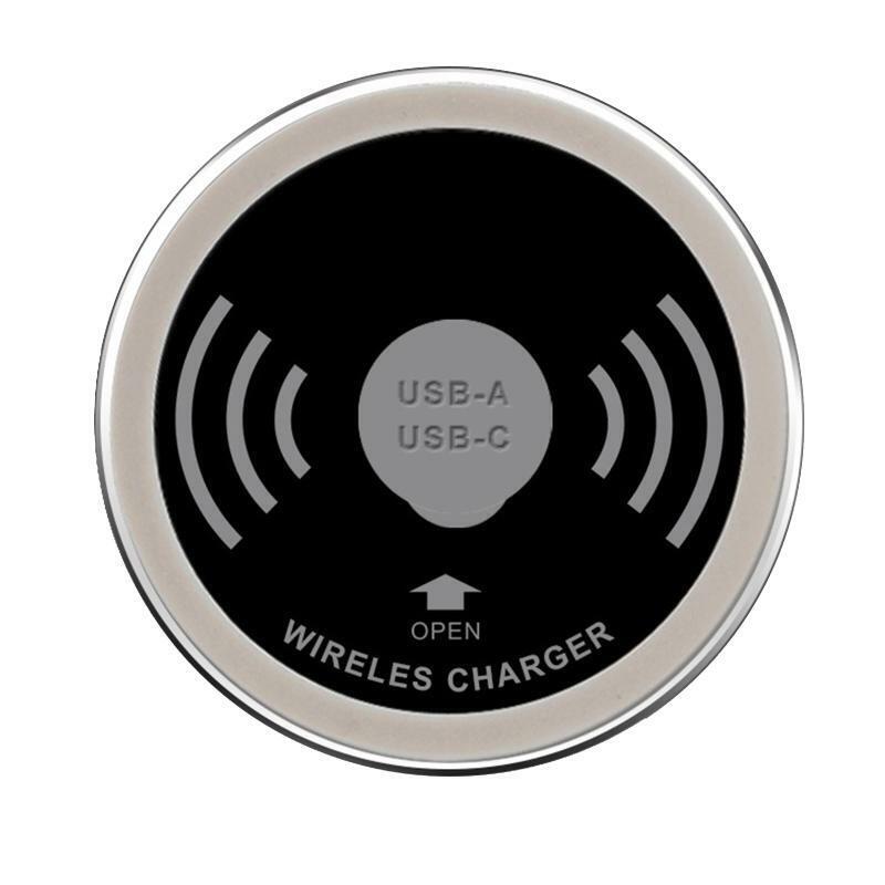 15W QC3.0 USB-C USB-A Built in Desktop Device Qi Fast Embedded Wireless Charger