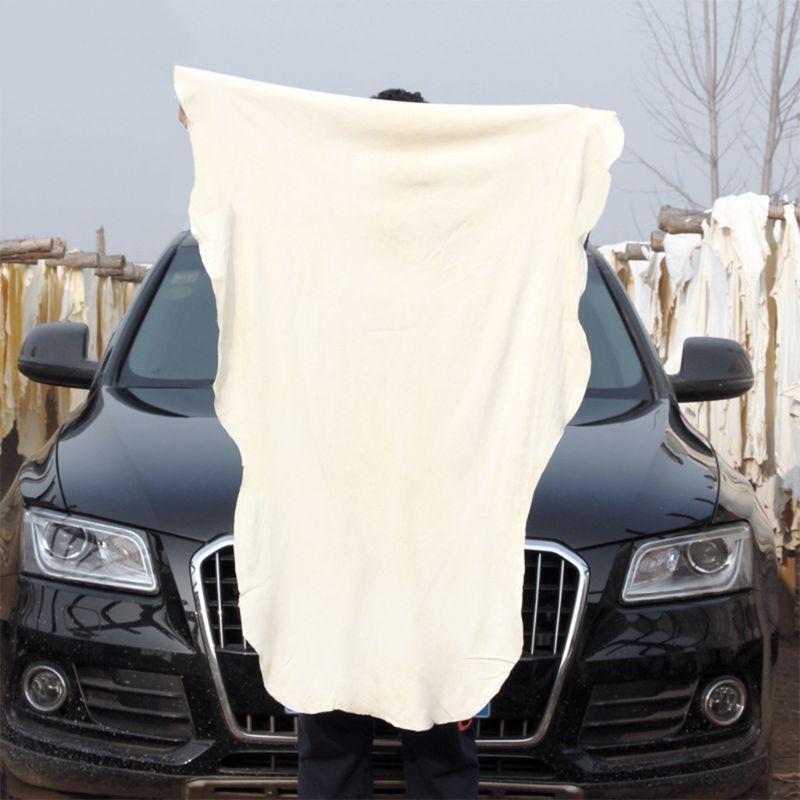 Natural Shammy Chamois Leather Car Cleaning Towel Drying Washing Cloth 60*90cm