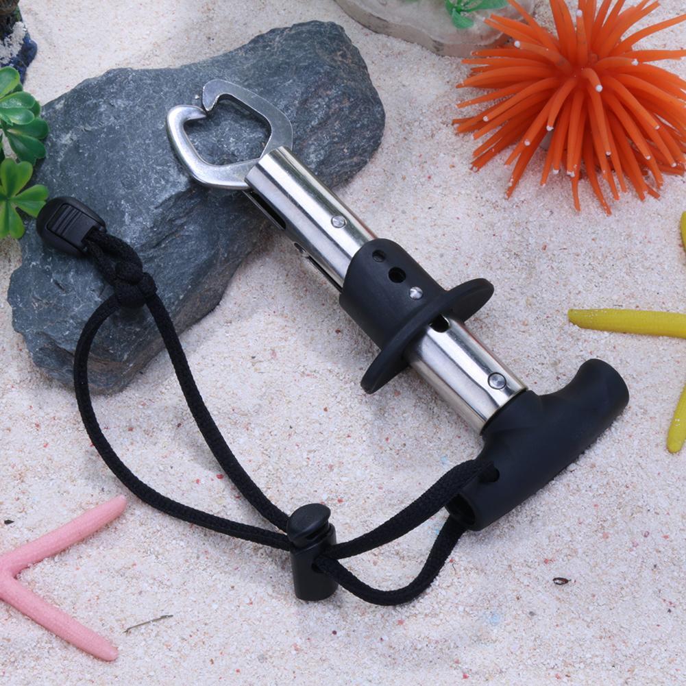 Mini T Shape Fish Lip Stainless Steel Fishing Gripper Handle Lip Grabber
