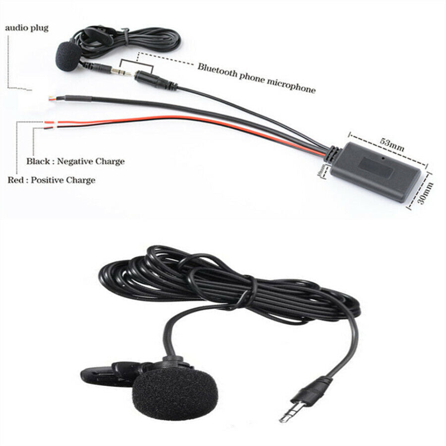 5.0 Car Microphone Handsfree 8 6 Pin MINI ISO Plug For Renault 05-11 Updatelist