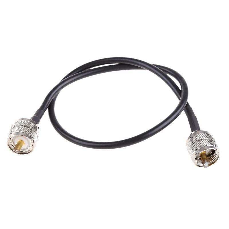 High-Power Digital Coax Cable UHF Male PL-259 to UHF Male Jumper Cable Easy Use