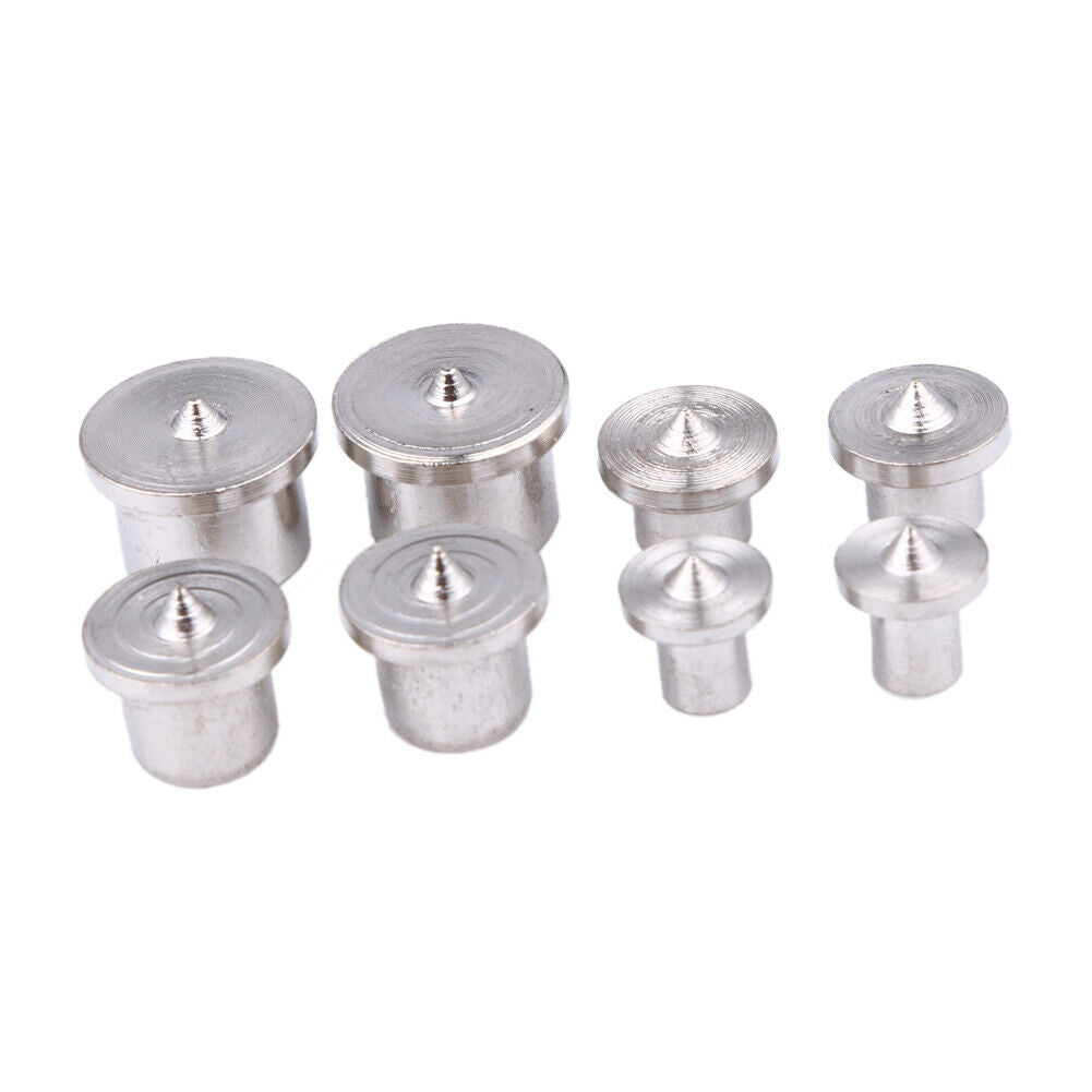 8pcs Dowel Centre Point Pin Set 6/8/10/12mm Dowel Tenon Solid