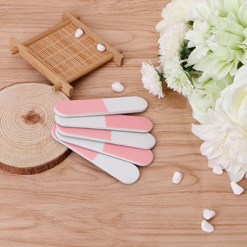 Portable Mini Nail Polisher Three Sided Professional Grit Art Manicure Tool