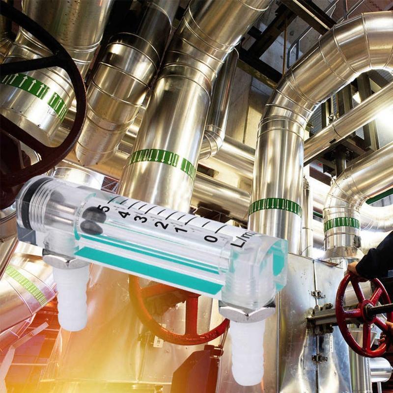Air Oxygen Flowmeter With Valve 70mm Hose Barb Pressure 0.1Mpa 1-5LPM/Min