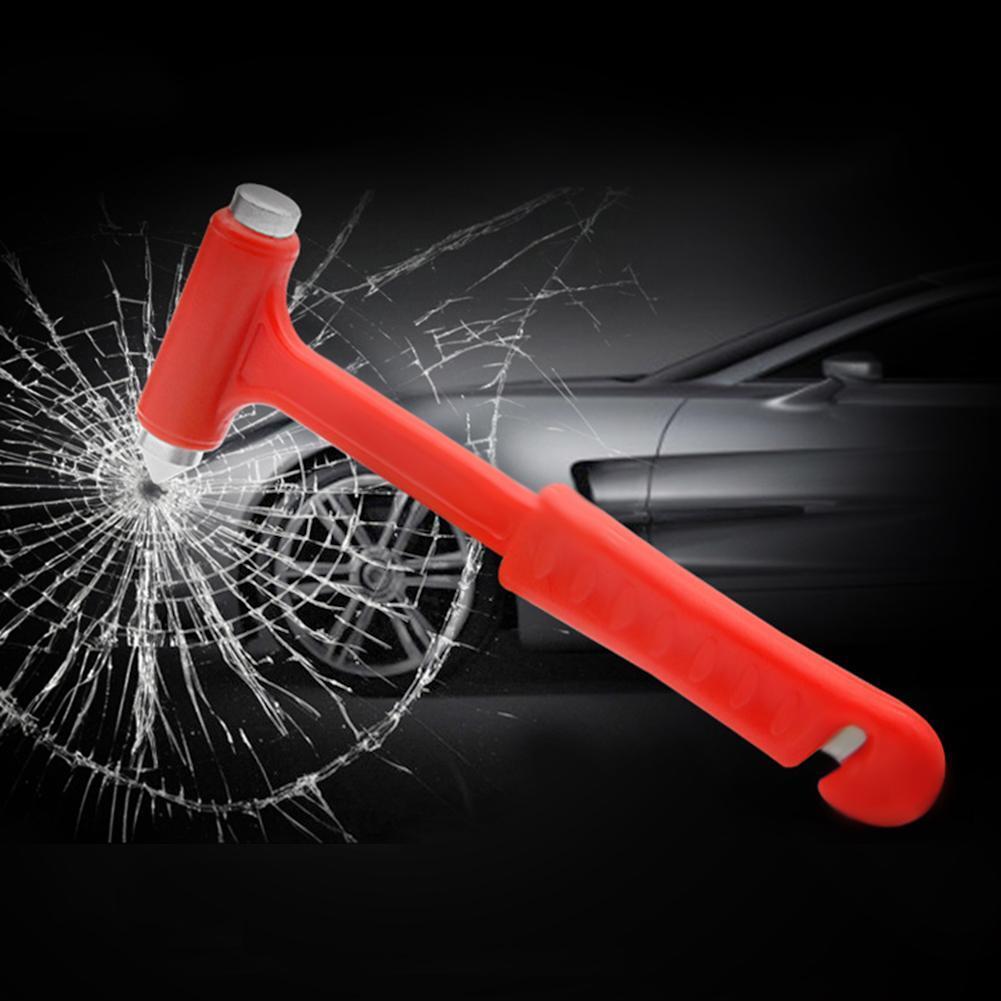 2 in 1 Mini Car Safety Hammer Life Saving Emergency Hammer Seat Belt Cutter