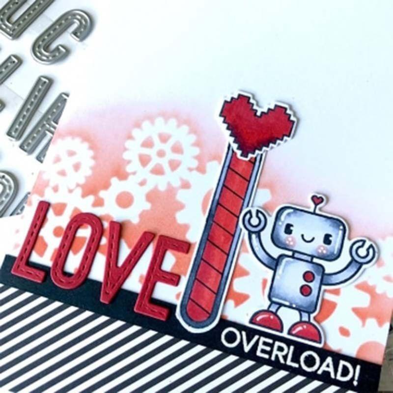 Letters DIY Metal Cutting Dies Stencil Scrapbooking Album Paper Card Craft Decor