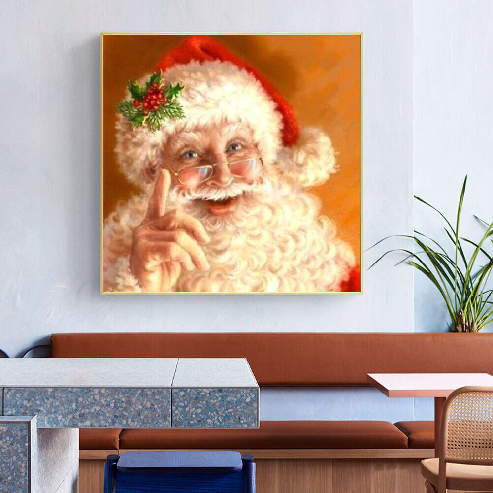 5D DIY Christmas Santa Claus Full Round Drill Diamond Painting Kit Craft