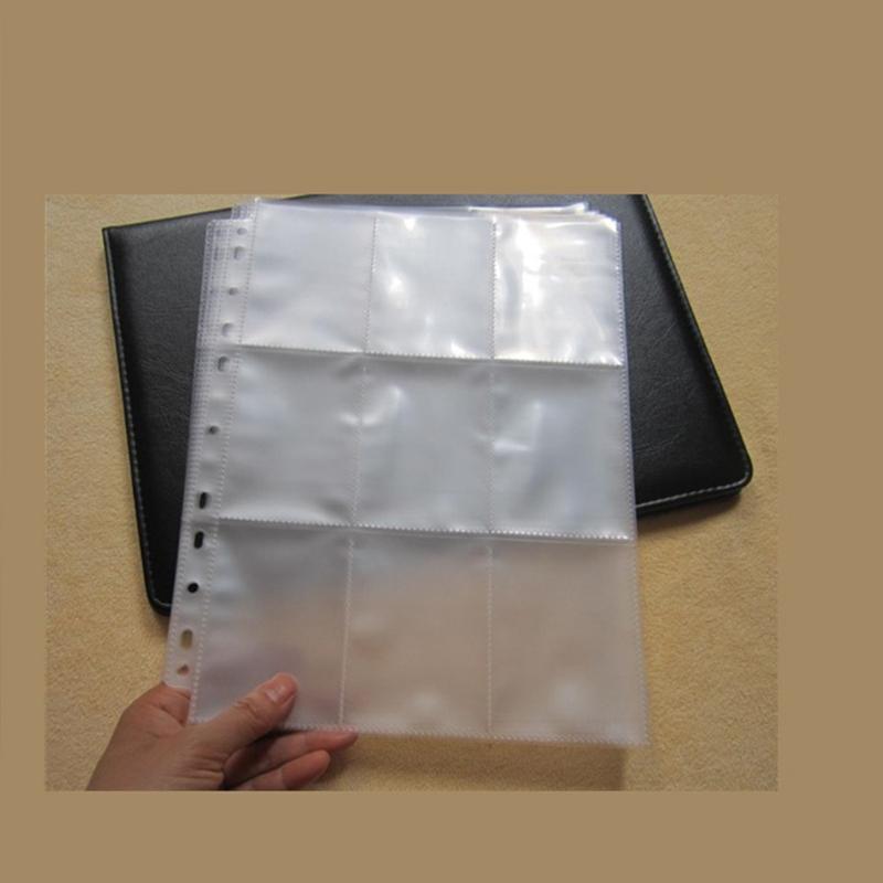 50Pcs Transparent Cards Sleeves Dual-side PP Pockets 900 Cards Capacity for Kids