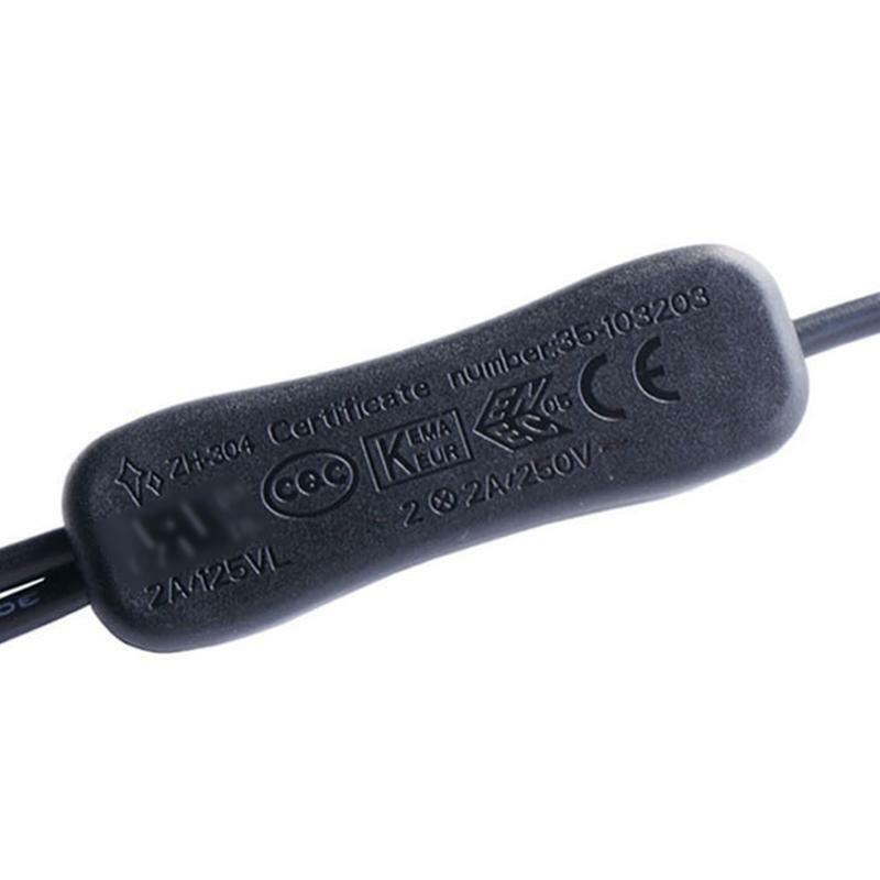 DC 5521 to Molex PWM CPU Case Fan Connector DC to Large 4Pin with ON/Off Toggle