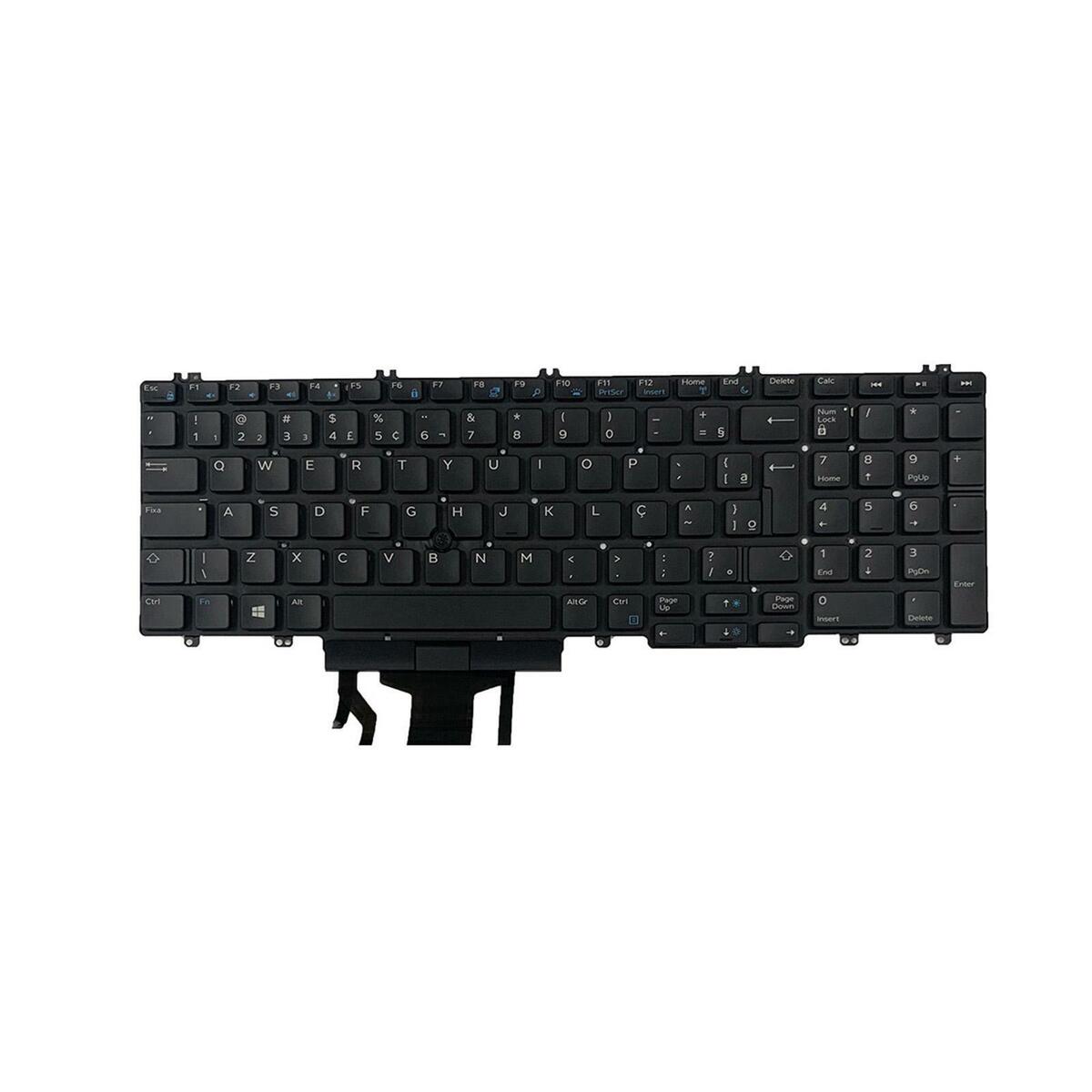 Laptop Keyboard Brazilian Layout w/ Backlit for  7530 7730