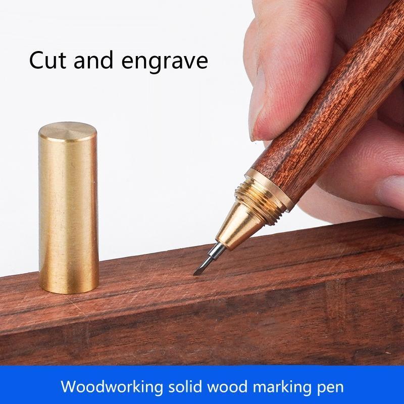 Carpentry Marking Scribe Tool Etching Engraving Pen Gel Pen for Glass Wood Metal