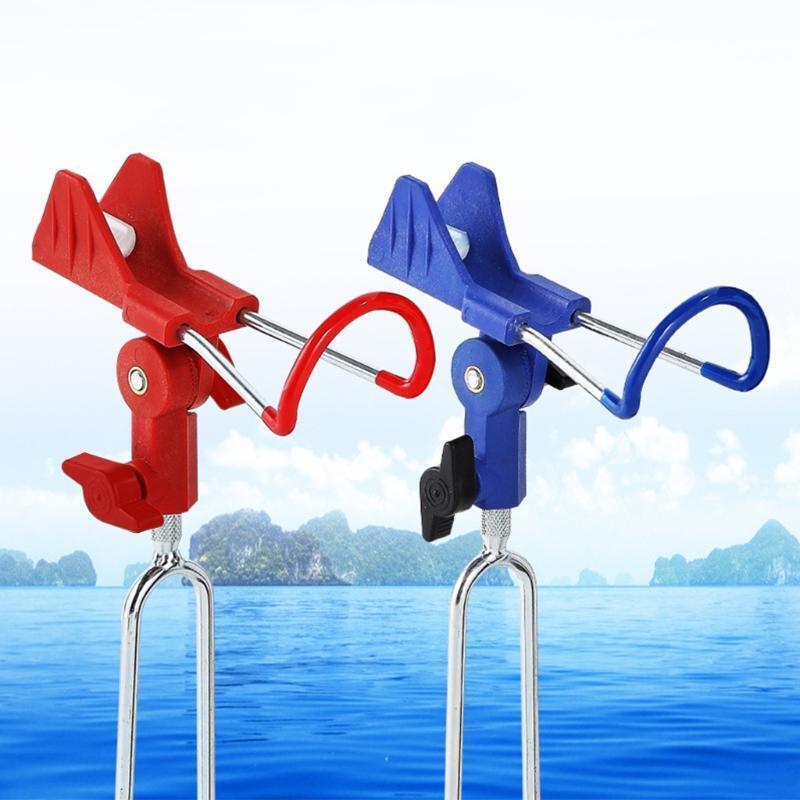 2 Pcs Fishing Rod Holder 360 Degree Adjustable Fishing Rod Fix Rod Holder