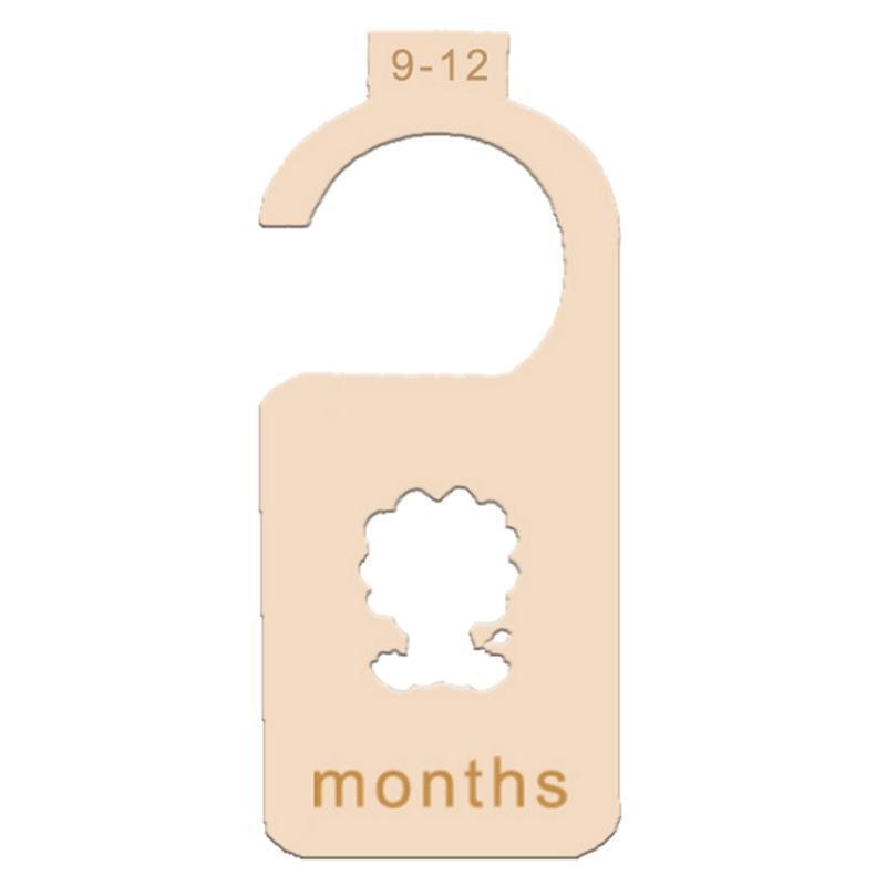 8Pcs Baby Closet Dividers Animal Theme 24 Months Newborn Clothes Organizer Label