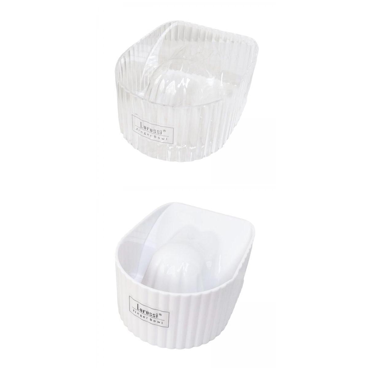 2×Nail Soaking Bowl Shell Shaped Nail Gel Removal for Manicure Bathing Mothers