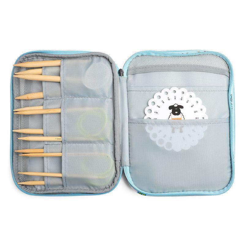 60cm Circular Knitting Needles Set Scissors Measure Ruler DIY Yarn Craft Weave