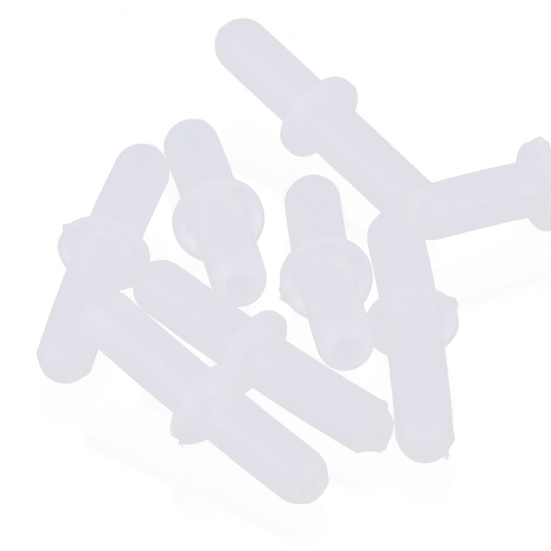 50x Plastic Aquarium Air Pump Line Tube Tubing Joints Straight Connectors 4mm Li