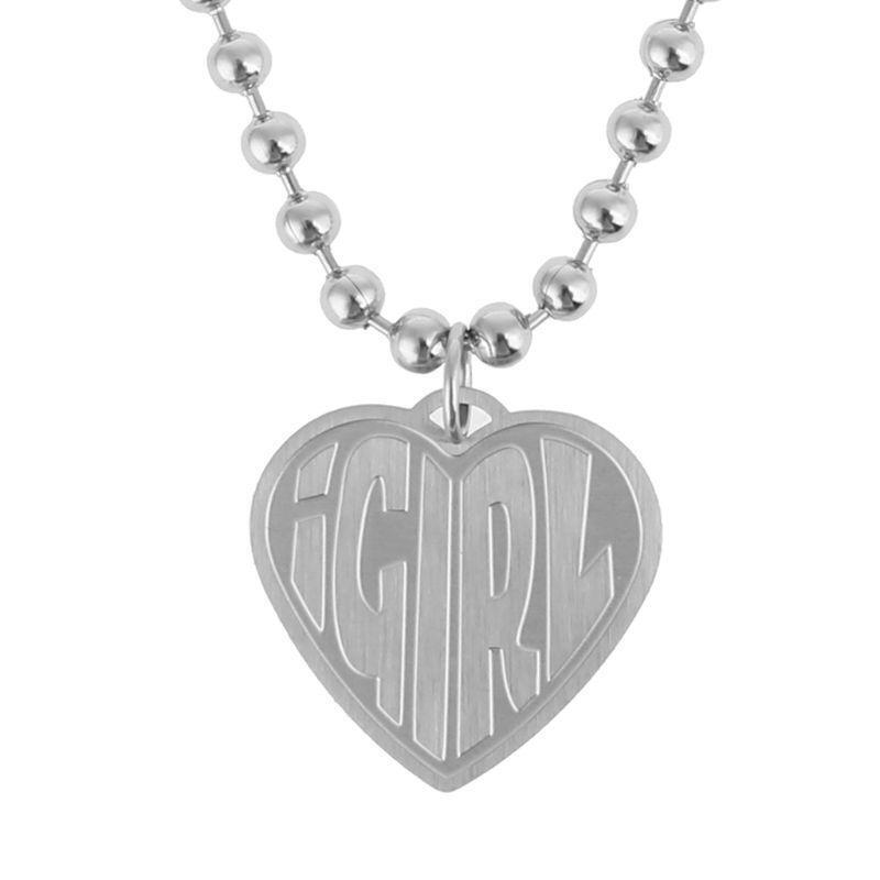 Collarbone Chain Classy Girl Heart Pendant Necklace Gift for Friend Birthday
