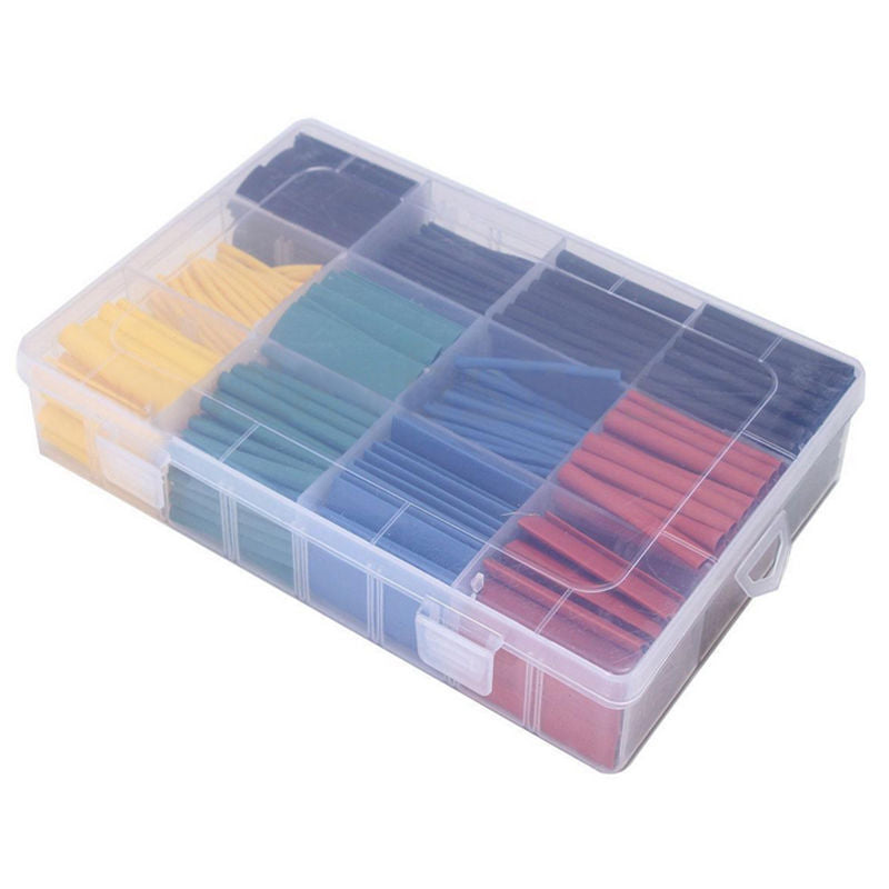 530pcs Heat Shrink Tubing Tube Assortment Wire Cable Insulation Sleeving Kit