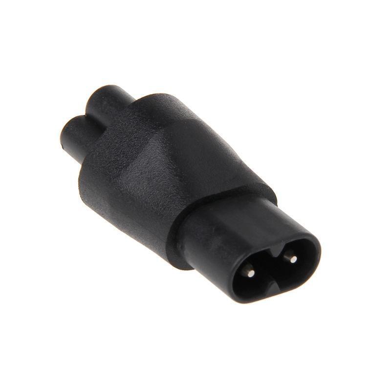 IEC 320 C5 3-Pin Female To C8 2-Pin Male Plug Converter Power Supply Adapter
