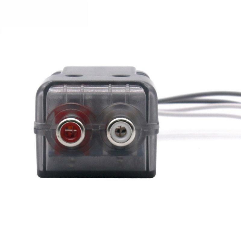 High Level Speaker Signal to Low Level RCA Adapter Audio High to Low Converter