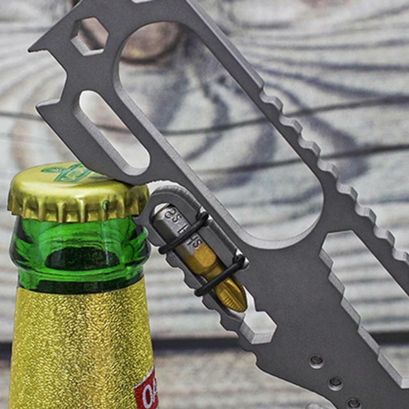 Practical Emergency Tool Frt Home Outdoor Survival Tool Titanium Alloy Portable