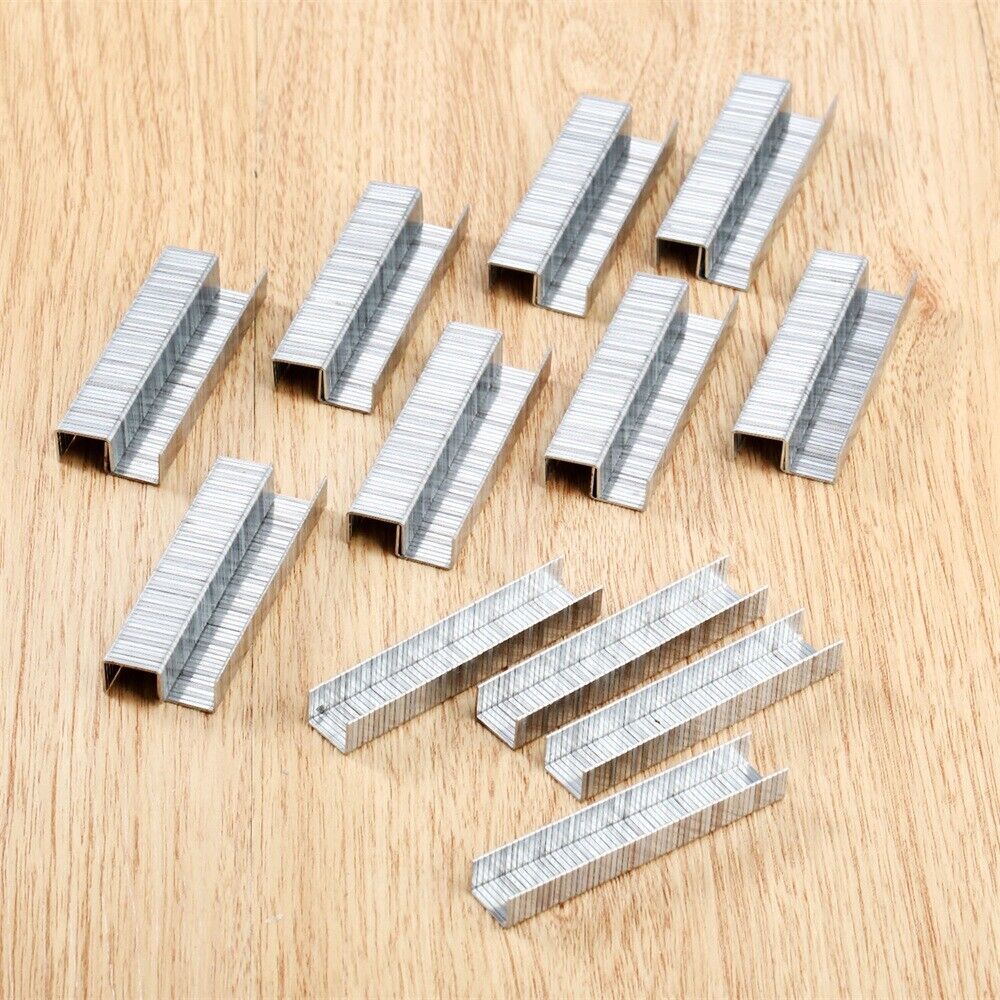 1000Pcs Cordless Narrow Crown Stapler Air Gun 8mm/0.31" Nailer Staples Nail Tool
