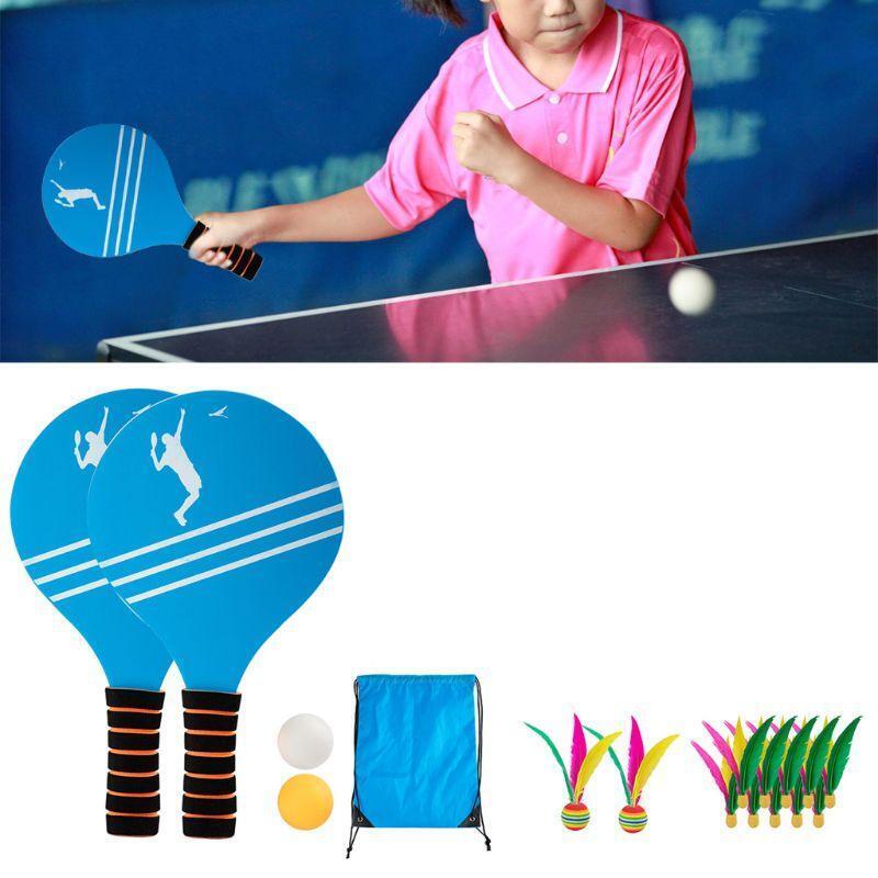 Cricket Bat and Ball for Kids Paddle Ball Set Family Entertainment Badminton