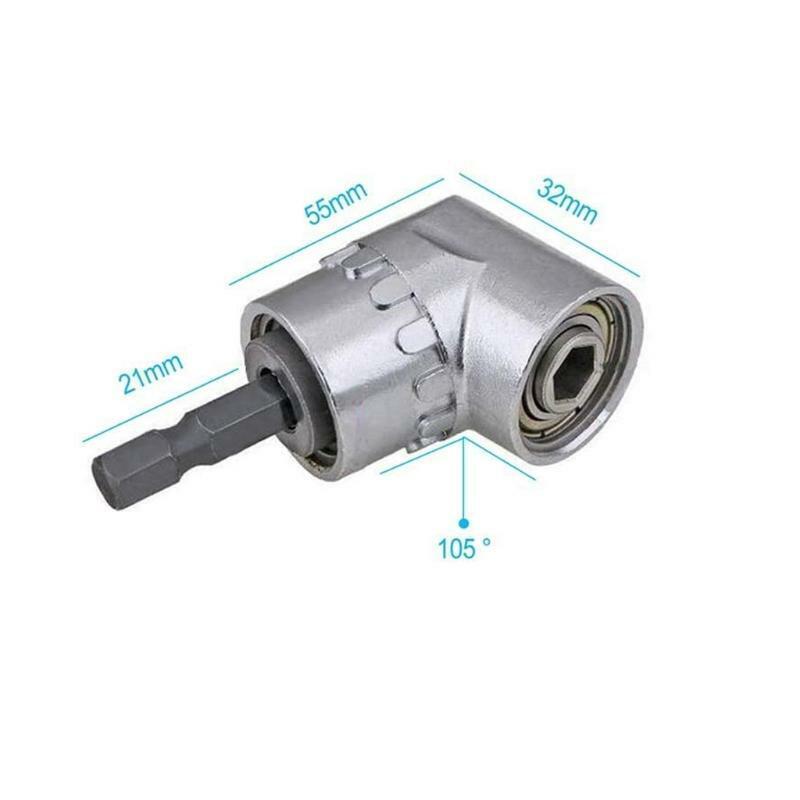 105° Wrench Adapter Flexible Bit Holder Extension Magnetic Drill Rod Socket Kit