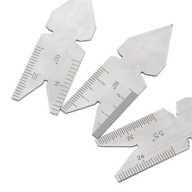 55/60 Degree Inch Metric Screw Thread Pitch Gauge Center Gauge Measuring Lathe