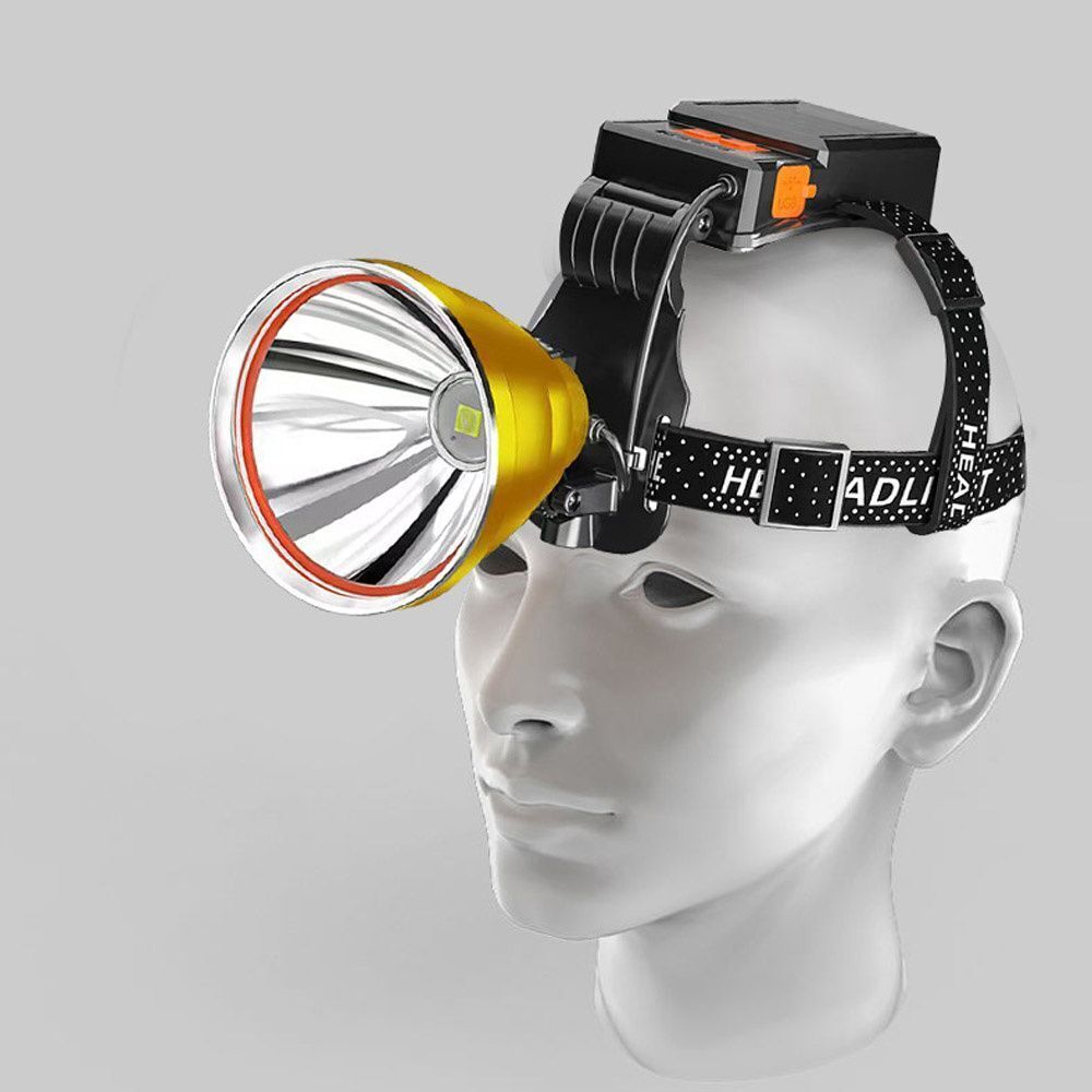 Camping USB Rechargeable LED Headlamp Head Torch Fishing Light Headlight