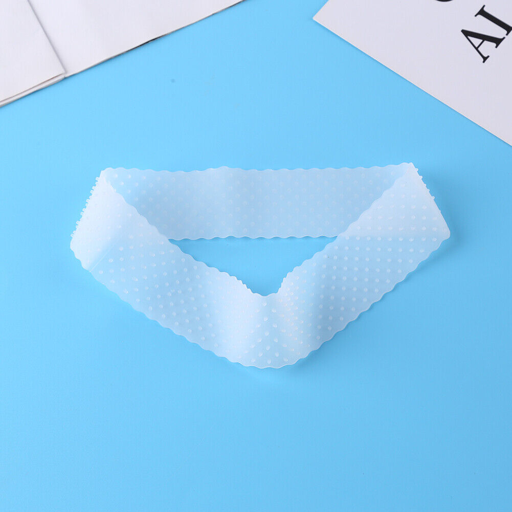 Silicone Transparent Wig Hair Band Grip Anti-Slip Elastic Headband (White)