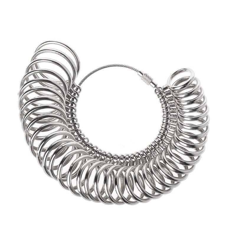 New Standard Jewelry Tool Size Finger Ring Sizer Metal Measure Gauge