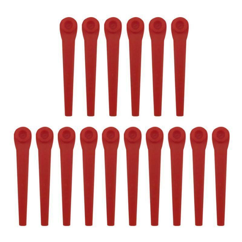 100Pcs Plastic Grass Trimmer Blades Replacement Lawn Mower Blade Garden Tool