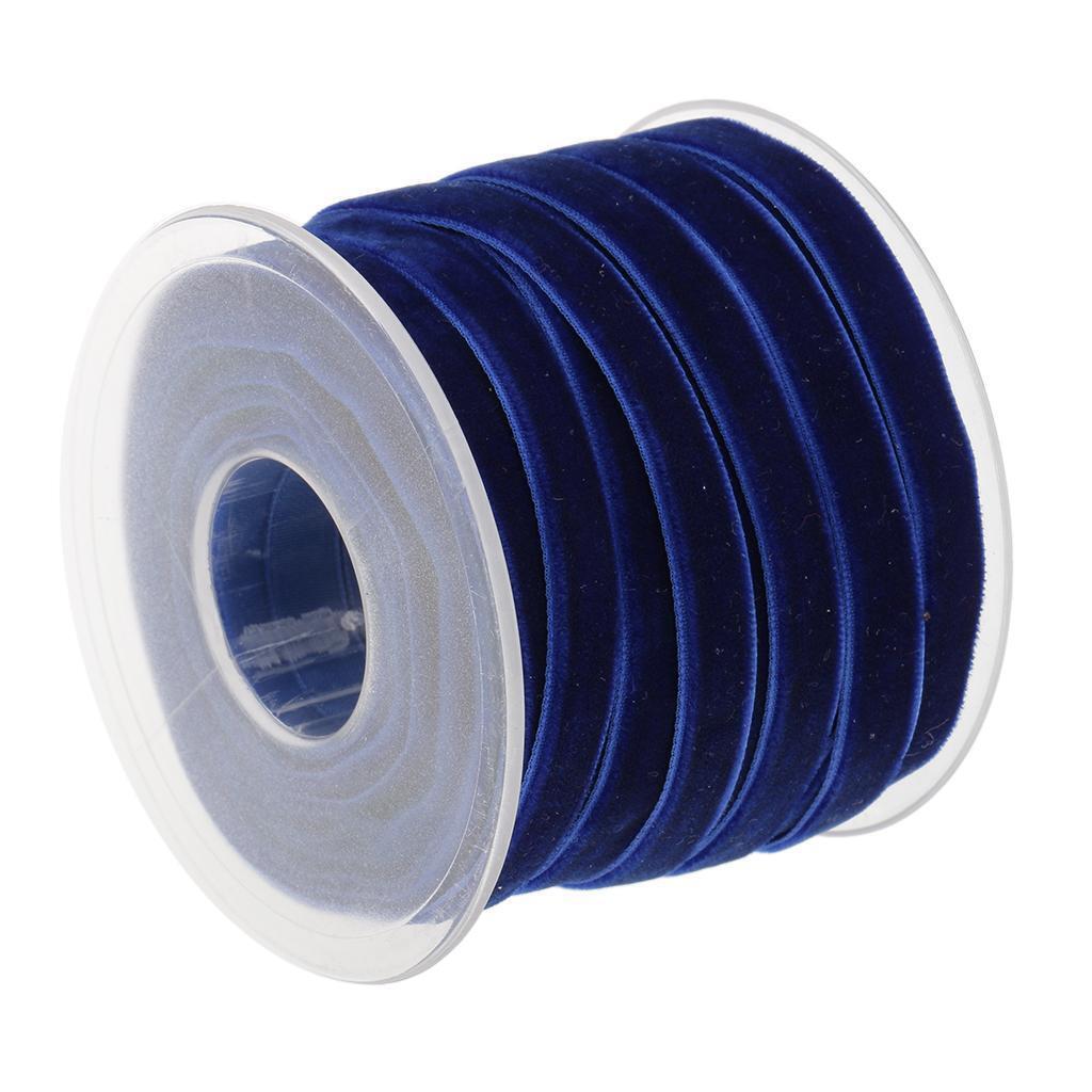 3pcs 20 Yard 10mm Wide Velvet Ribbon Roll for DIY Crafts Tool