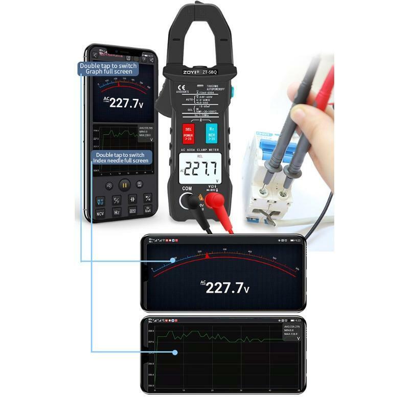 6000 Counts Auto-Ranging Multimeter with DC/AC Voltage & AC Current Resistance