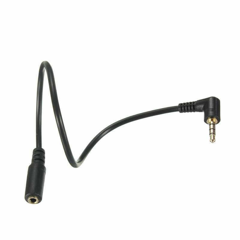 3.5mm 4Pole 90°Angled Male to Female AUX Audio OMTP interchange CTIA Cable New
