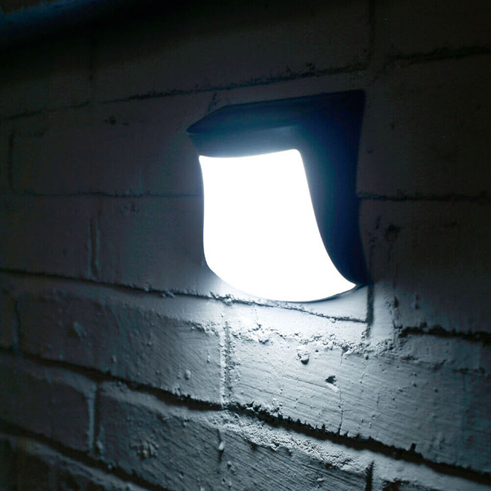 2pcs LED Waterproof Solar Light Wall Lamps Household Garden Decorative