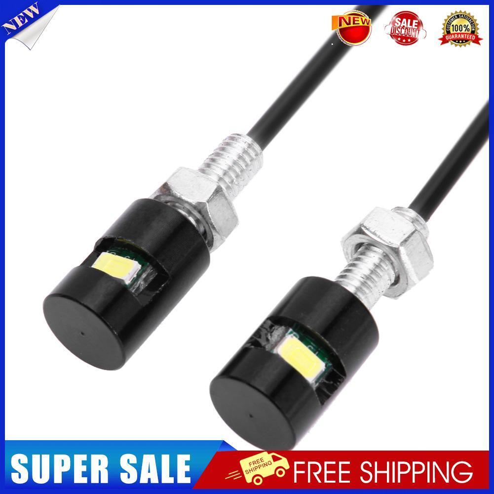 2pcs/lot Tail Number Styling New Car Auto Motorcycle License Plate lamp 12V
