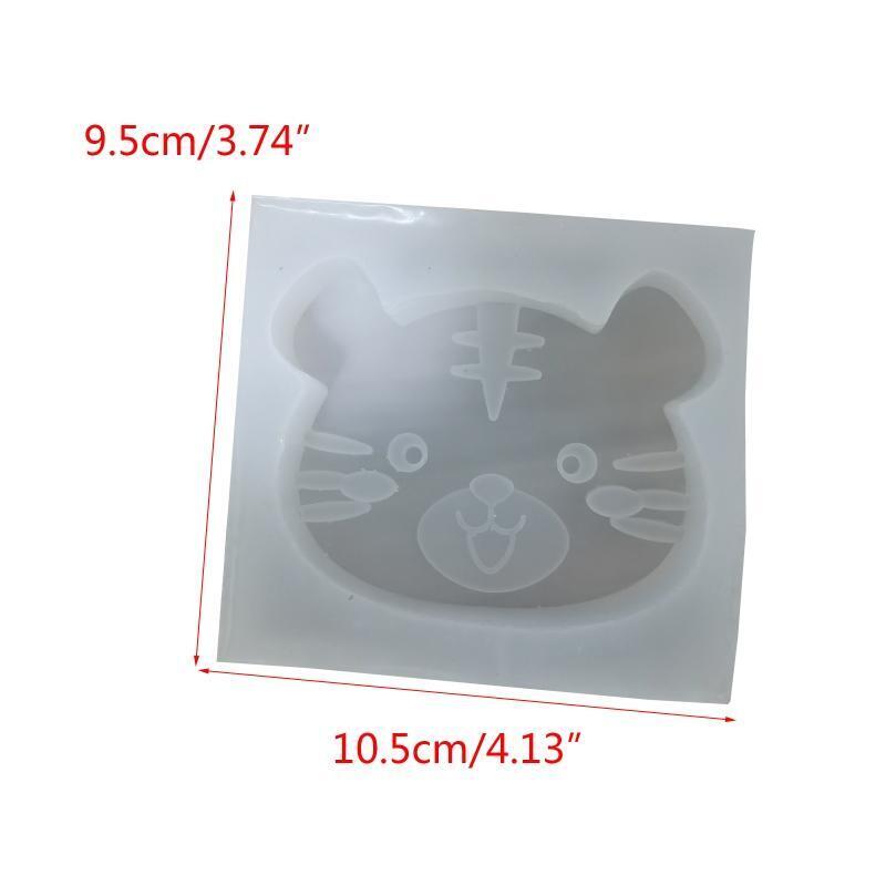 Creative Silicone Molds Cute Tiger Shaped Cake Moulds Cartoon Biscuit Baking Pan