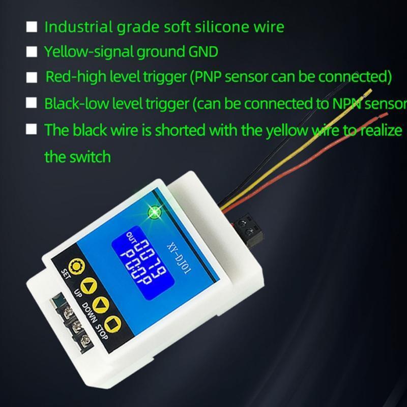 DC 6-30V 30A Delay Relay Support High Low/Switch/PNP/NPN Sensor Trigger
