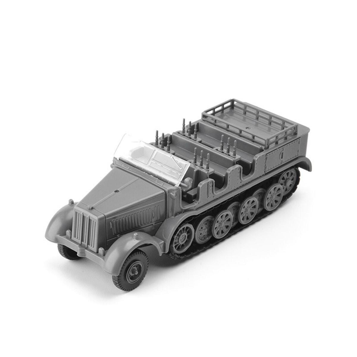 1:72 German Sd.Kfz. 7 Half-Track Armored Vehicle Assembly