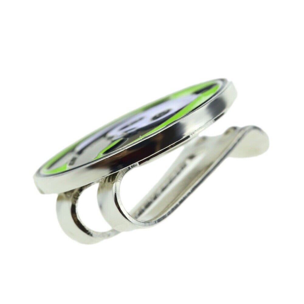 Cute Stylish Green Pande Pattern Design Hat Clip & Magnetic Golf Ball Marker