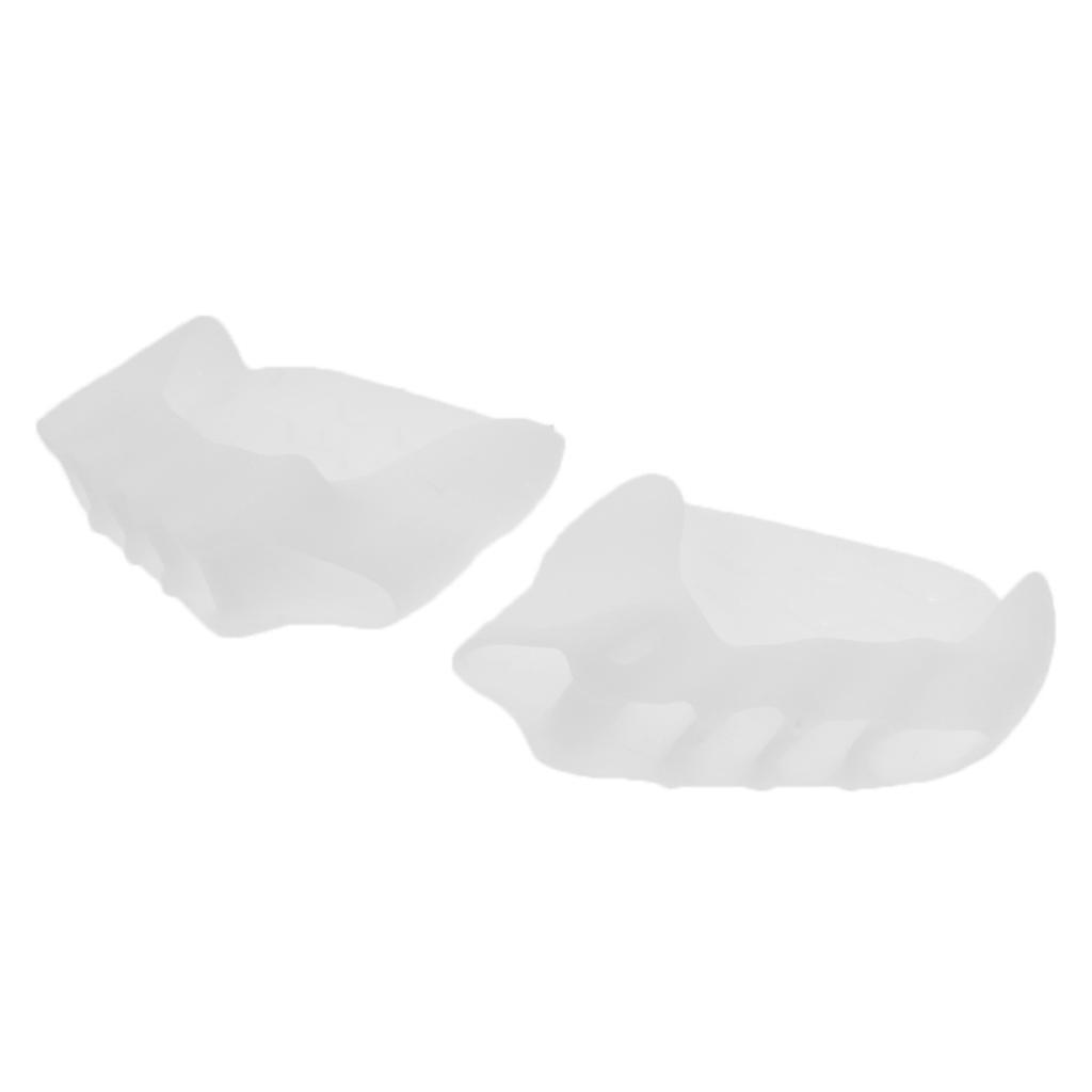 1 Pair Silicone Five Toe Separator Bunion Protector Men Women Daily Use